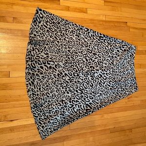 Rebecca Minkoff skirt leopard print NWT